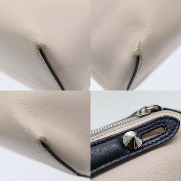 FENDI Hand Bag Leather Beige - Picture 10 of 14